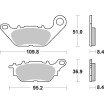Τακάκι φρένων ceramic street SBS 858HF thumb