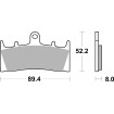 Τακάκι φρένων ceramic street SBS 686HF Τακάκι φρένων ceramic street SBS 686HF thumb