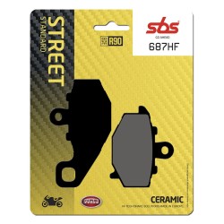 Τακάκι φρένων ceramic street SBS 687HF Τακάκι φρένων ceramic street SBS 687HF