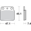 Τακάκια φρένων SBS 649SI SBS 649SI thumb