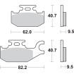 Τακάκια Φρένων SBS 754SI.S SBS 754SI Τακάκια Φρένων SBS 754SI.S SBS 754SI thumb