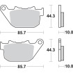 Τακάκι φρένων SBS 808HLS SBS 808H.LS Τακάκι φρένων SBS 808HLS SBS 808H.LS thumb