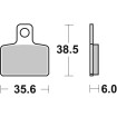 Τακάκι φρένων ceramic hi-tech street SBS 803HF thumb
