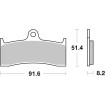 Τακάκια φρένων sinter racing hi-tech SBS 676RST thumb