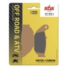 Τακάκι φρένων sinter carbon hi-tech offroad SBS 915SI