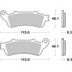 Τακάκια φρένων carbon ceramic hi-tech SBS 156CT thumb