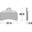 Τακάκι φρένου Evo Sinter Racing Hi-Tech Offroad SBS 963RSI thumb