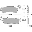 Τακάκι φρένου Evo Sinter Hi-Tech Offroad SBS 965SI thumb