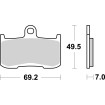 Τακάκια Φρένων Sinter Racing Hi-Tech SBS 782H.HS Τακάκια Φρένων Sinter Racing Hi-Tech SBS 782H.HS thumb