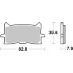 Τακάκι φρένων sinter racing hi-tech SBS 940RST Τακάκι φρένων sinter racing hi-tech SBS 940RST thumb