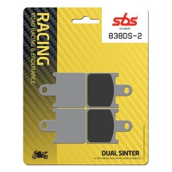 Τακάκι φρένου dual sinter dynamic racing concept SBS 838DS-2 Τακάκι φρένου dual sinter dynamic racing concept SBS 838DS-2