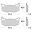 Τακάκι φρένων sinter racing SBS 1012RST thumb