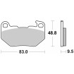 Τακάκι φρένων SINTER LS SBS 993H.LS Τακάκι φρένων SINTER LS SBS 993H.LS thumb