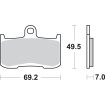Τακάκι φρένου SBS 782HS SBS 782HS thumb