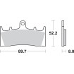 Τακάκι φρένων SBS 686HS SBS 686HS Τακάκι φρένων SBS 686HS SBS 686HS thumb
