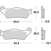 Τακάκι Φρένου SBS 742LS SBS 742LS Τακάκι Φρένου SBS 742LS SBS 742LS thumb