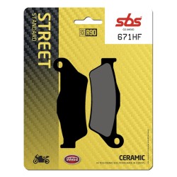 Τακάκια φρένων ceramic hi-tech SBS 671HF Τακάκια φρένων ceramic hi-tech SBS 671HF