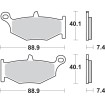 Τακάκι φρένων SBS 833HF SBS 833HF Τακάκι φρένων SBS 833HF SBS 833HF thumb