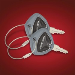 Γκρι καλύμματα κλειδιών SPYDER SHOW CHROME 41-182E Γκρι καλύμματα κλειδιών SPYDER SHOW CHROME 41-182E