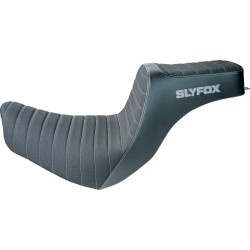 Κάθισμα Highnoon - βινύλιο - ασημένιο λογότυπο - FL SLYFOX 4701B-SLYFOX