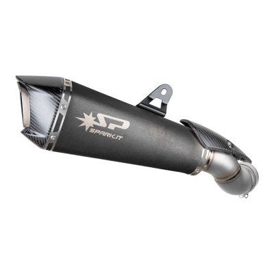 KONIX EVO σιγαστήρας dark style με καπάκι από ανθρακονήματα Euro5+ SPARK EXHAUST GKA0907DOM KONIX EVO σιγαστήρας dark style με καπάκι από ανθρακονήματα Euro5+ SPARK EXHAUST GKA0907DOM