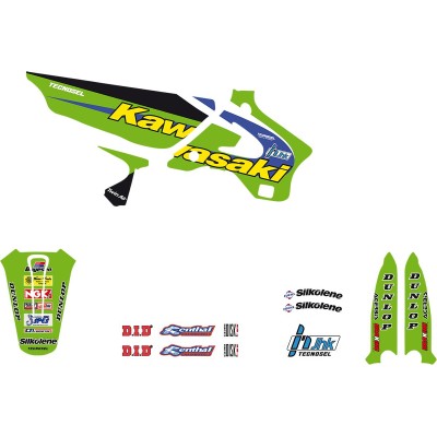 Σετ Γραφικών TEAM KAWA 98 TECNOSEL 24V02 Σετ Γραφικών TEAM KAWA 98 TECNOSEL 24V02