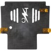 Πλάκα προστασίας από χτυπήματα carbon gloss w/gold 2024 FLHX FLTRX THRASHIN TSC-3034-5 thumb