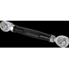 Ρυθμιζόμενη σύνδεση φρένων M8 2018-2024 SOFTAIL W/MIDS BLACK THRASHIN TSC-2301-1