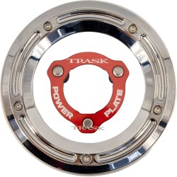 Κάλυμμα derby και σετ power plate M8 FL CHRM/RED TRASK PERFORMANCE TM-0051-CH-RD Κάλυμμα derby και σετ power plate M8 FL CHRM/RED TRASK PERFORMANCE TM-0051-CH-RD