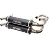 Διπλό σύστημα εξάτμισης μαύρο TRINITY RACING TR-4162D-BK