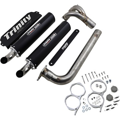 Σύστημα εξάτμισης RZR PRO XP BLK TRINITY RACING TR-4174D-BK