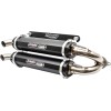 Διπλή εξάτμιση slip-on μαύρη TRINITY RACING TR-4152S-BK