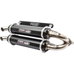 Διπλή εξάτμιση slip-on μαύρη TRINITY RACING TR-4152S-BK Διπλή εξάτμιση slip-on μαύρη TRINITY RACING TR-4152S-BK