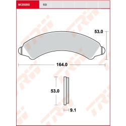 Τακάκι φρένων sinter racing offroad TRW MCB920RSI