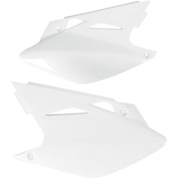 Πλευρικά πάνελ KAWASAKI KXF450 λευκά UFO PLAST KA03771#047