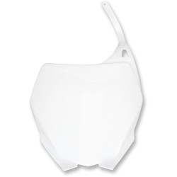 Μπροστινή πινακίδα αριθμού YZ/YZF λευκή UFO PLAST YA03880#046 Μπροστινή πινακίδα αριθμού YZ/YZF λευκή UFO PLAST YA03880#046