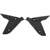 Κάτω καλύμματα ψυγείου HUSQVARNA TE/TC 250/310/450/510 μαύρα UFO PLAST HU03325#001