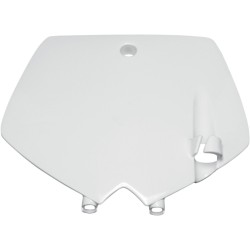 Μπροστινή πινακίδα αριθμού KTM 65SX λευκή UFO PLAST KT03071#047 Μπροστινή πινακίδα αριθμού KTM 65SX λευκή UFO PLAST KT03071#047