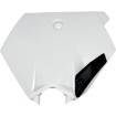 Μπροστινή πινακίδα αριθμού KTM 85SX λευκή UFO PLAST KT03078#047 thumb