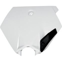 Μπροστινή πινακίδα αριθμού KTM 85SX λευκή UFO PLAST KT03078#047 Μπροστινή πινακίδα αριθμού KTM 85SX λευκή UFO PLAST KT03078#047