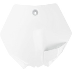 Μπροστινή πινακίδα αριθμού KTM 65SX λευκή UFO PLAST KT04008#047 Μπροστινή πινακίδα αριθμού KTM 65SX λευκή UFO PLAST KT04008#047