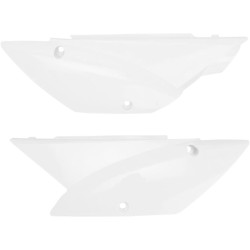 Πλευρικά πάνελ KAWASAKI KLX110 λευκά UFO PLAST KA04717#047