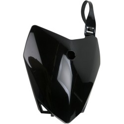 Μπροστινή πινακίδα αριθμού KAWASAKI KLX110 μαύρη UFO PLAST KA04718#001 Μπροστινή πινακίδα αριθμού KAWASAKI KLX110 μαύρη UFO PLAST KA04718#001