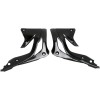 Καλύμματα ψυγείου KAWASAKI KXF450 μαύρα UFO PLAST KA04719#001