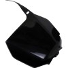 Μπροστινή πινακίδα SUZUKI RM/RMZ μαύρη UFO PLAST SU03989#001