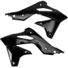 Καλύμματα ψυγείου KAWASAKI KXF250 μαύρα UFO PLAST KA04725#001