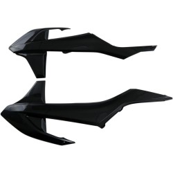 Καλύμματα ψυγείου KTM SX/SX-F/EXC μαύρα UFO PLAST KT04061#001