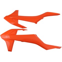 Προστατευτικά για ψυγείο KTM SX/SX-F/EXC πορτοκαλί UFO PLAST KT04061#127 Προστατευτικά για ψυγείο KTM SX/SX-F/EXC πορτοκαλί UFO PLAST KT04061#127