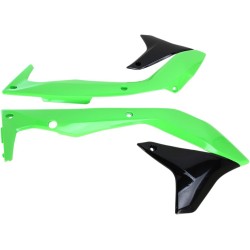 Καλύμματα ψυγείου KAWASAKI KXF450 OEM-COLOR (BLACK/GREEN) UFO PLAST KA04736#999 Καλύμματα ψυγείου KAWASAKI KXF450 OEM-COLOR (BLACK/GREEN) UFO PLAST KA04736#999