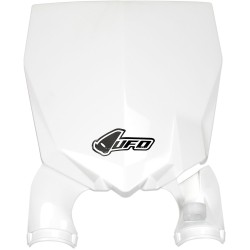 Μπροστινή πινακίδα για στάδιο YAMAHA YZ250/450F λευκή UFO PLAST YA04855#046